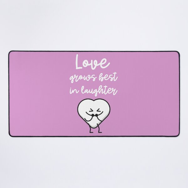 Item preview, Love Grows Best In Laughter - Cute Heart Illustration - Print-on-Demand Design designed and sold by ImagineRainbows.