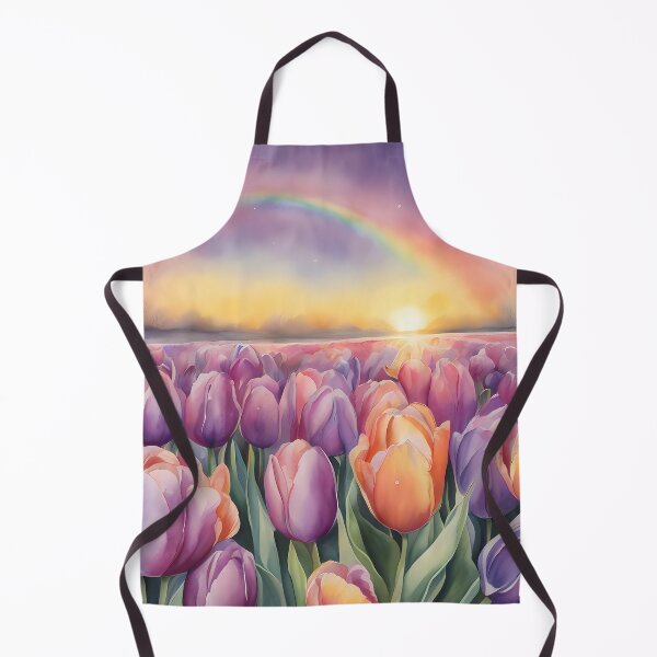 Item preview, Purple Tulip Rainbow Field designed and sold by CalmnessbyChoice.