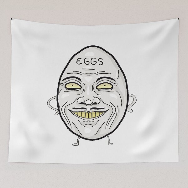 Item preview, Funny egg with face and mustache designed and sold by VladdissH.