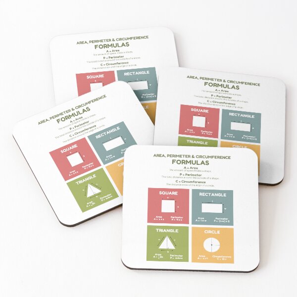 Item preview, Area, Perimeter & Circumference - Math Geometry Learning Design designed and sold by Classkaar.