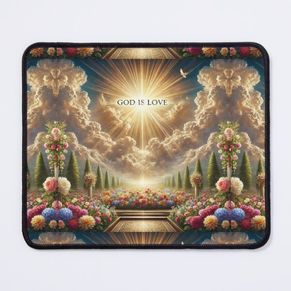Item preview, God’s Love Illuminates: A Divine Floral Garden designed and sold by Meta2Physical.
