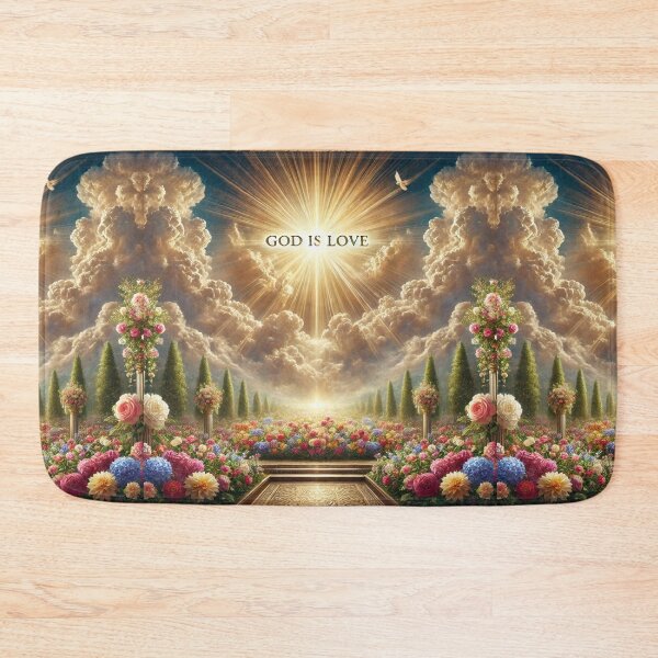 Item preview, God’s Love Illuminates: A Divine Floral Garden designed and sold by Meta2Physical.