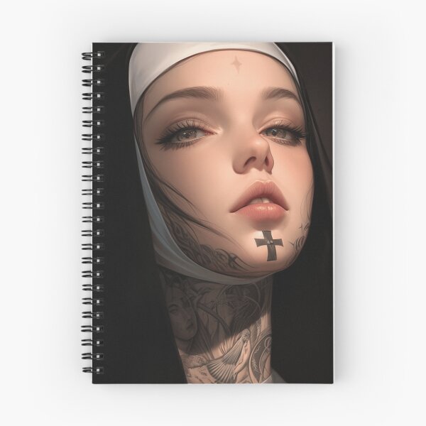 Item preview, Nun with Tattoos designed and sold by Ai-Blues.