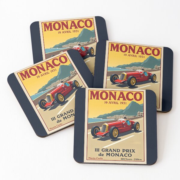 Item preview, 1931 Monaco Grand Prix designed and sold by GoodOldVintage.