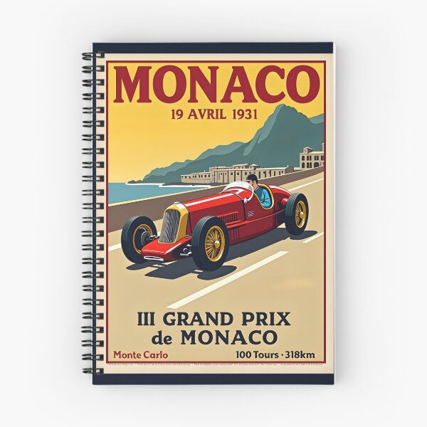 Item preview, 1931 Monaco Grand Prix designed and sold by GoodOldVintage.