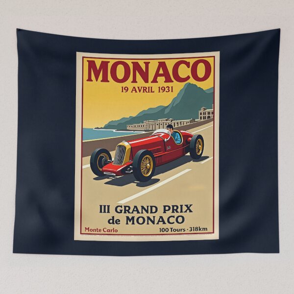 Item preview, 1931 Monaco Grand Prix designed and sold by GoodOldVintage.