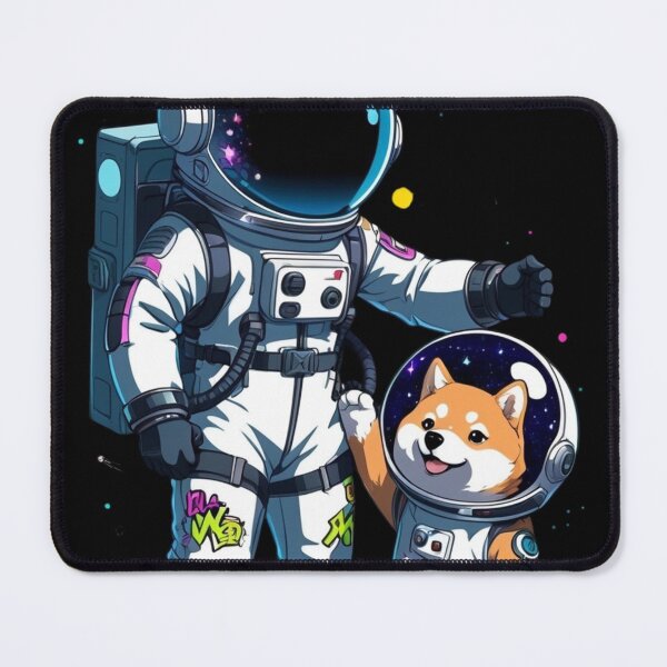 Item preview, Space Buddies - Astronaut and Shiba Inu Dog Cosmic Adventure designed and sold by TopUpDesign.