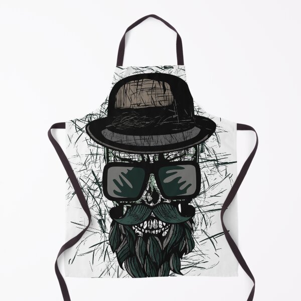Item preview, hipster skull skull pirate bearded mustache creation designed and sold by Achille3777.