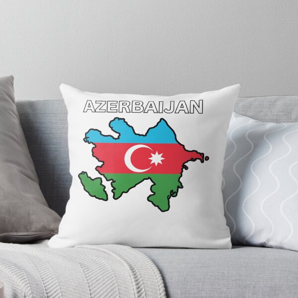 Item preview, Azerbaijan Flag Map designed and sold by atomstartup.