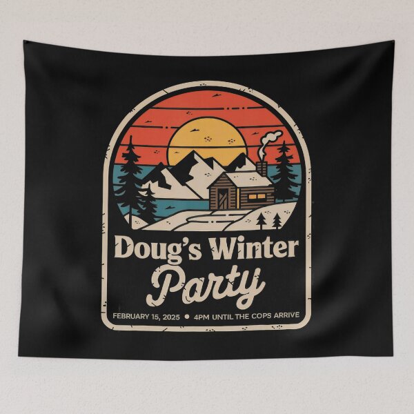 Item preview, Doug Winter Party Until The Cops designed and sold by GrulkeNedrow.