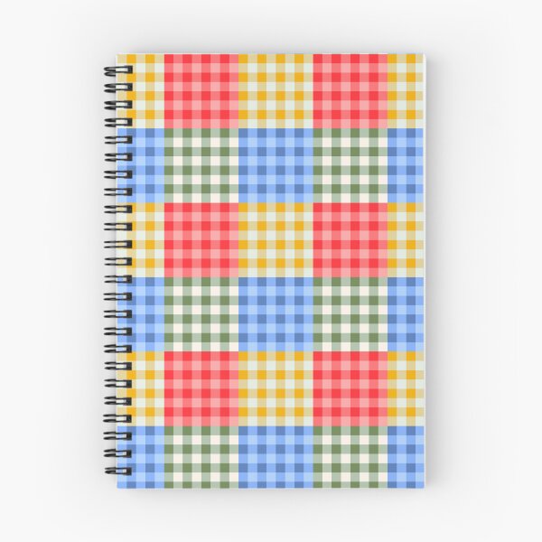 Item preview, Red, Green, Yellow and Blue Checkerboard Grid designed and sold by OneThreeSix.