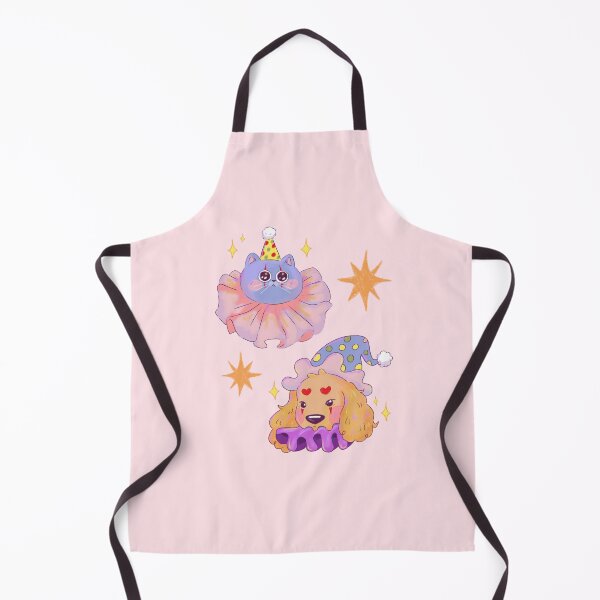 Item preview, Cute Circus Clown Cat and Dog – Whimsical Pastel Illustration designed and sold by YaraCuteArt.