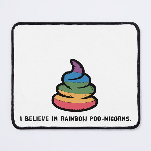Item preview, I Believe in Rainbow Poo-nicorns - Poo  designed and sold by Kubala.
