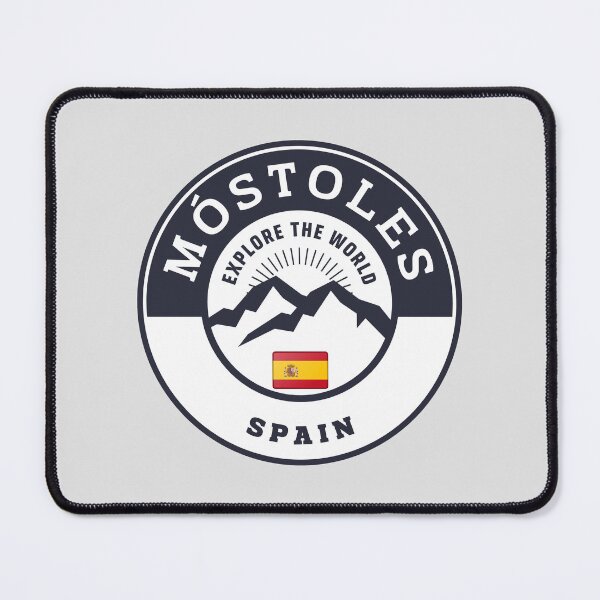 Item preview, Móstoles Spain Black and White Crest designed and sold by World Designs.