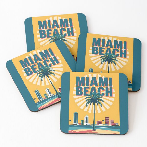 Item preview, Miami Beach designed and sold by GoodOldVintage.