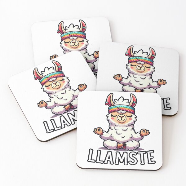 Item preview, Llamaste Yoga T-Shirt  designed and sold by funkyfabrik.