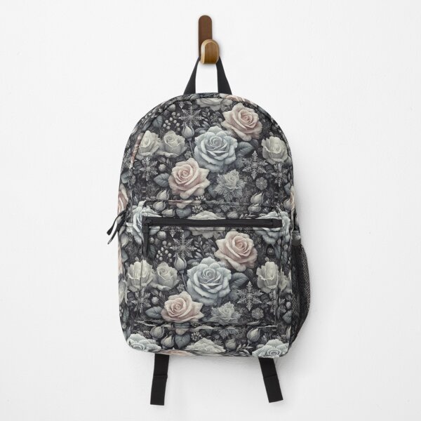 Item preview, Frozen Rose Elegance: A Seamless Winter Floral Pattern designed and sold by Meta2Physical.