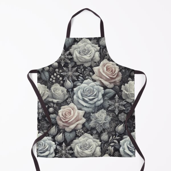Item preview, Frozen Rose Elegance: A Seamless Winter Floral Pattern designed and sold by Meta2Physical.