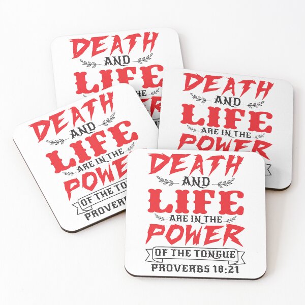 Item preview, Proverbs 18:21 Death And Life Are In The Power Of The Tongue designed and sold by plushism.