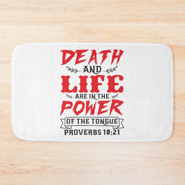 Item preview, Proverbs 18:21 Death And Life Are In The Power Of The Tongue designed and sold by plushism.