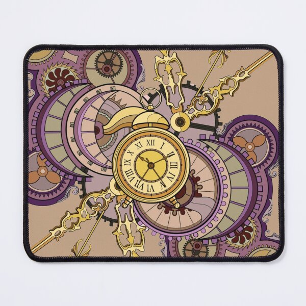 Item preview, Timeless Mechanisms: The Steampunk Clockwork designed and sold by Frankie Design Store.