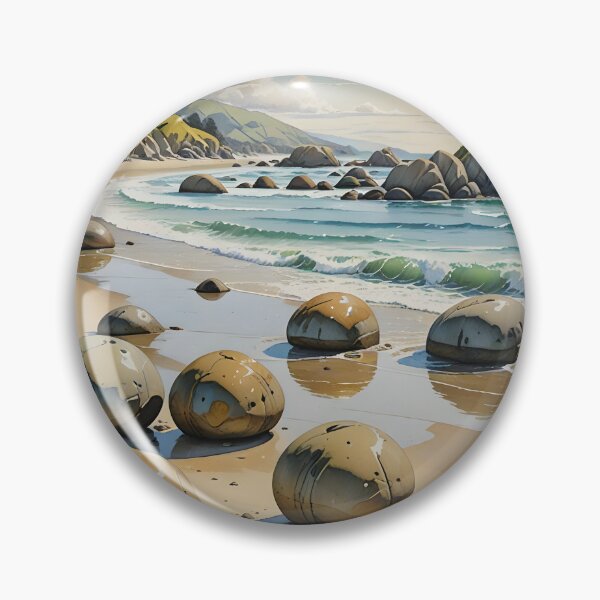 Item preview, Moeraki Boulders: New Zealand’s Spherical Coastal Wonders designed and sold by LSVart.