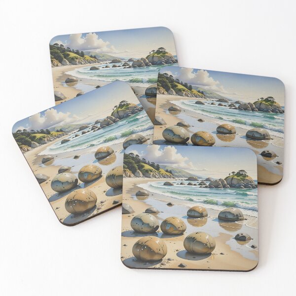 Item preview, Moeraki Boulders: New Zealand’s Spherical Coastal Wonders designed and sold by LSVart.