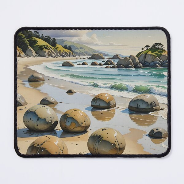 Item preview, Moeraki Boulders: New Zealand’s Spherical Coastal Wonders designed and sold by LSVart.