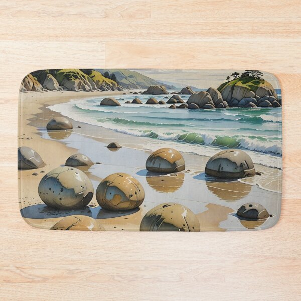 Item preview, Moeraki Boulders: New Zealand’s Spherical Coastal Wonders designed and sold by LSVart.