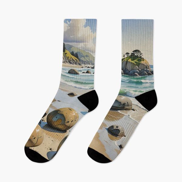 Item preview, Moeraki Boulders: New Zealand’s Spherical Coastal Wonders designed and sold by LSVart.