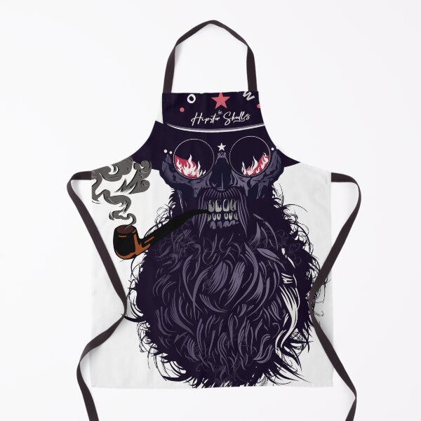 Item preview, hipster skulls outlaw skull head of death cowboy western beard mustache designed and sold by Achille3777.