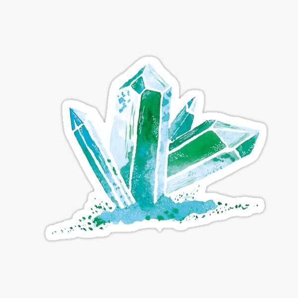 Natural crystals Sticker