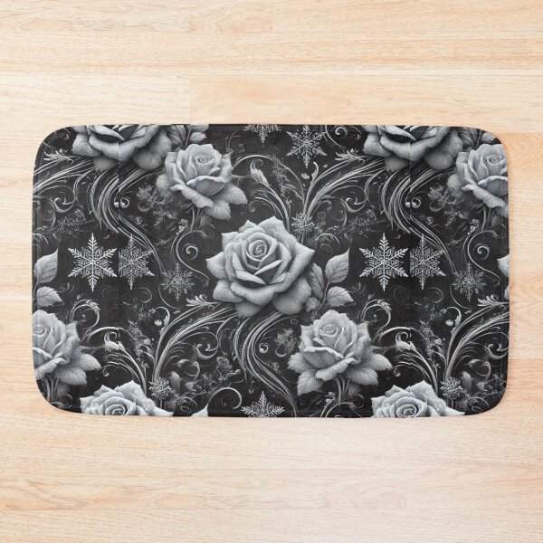 Item preview, Icy Thorn Vines: A Frozen Gothic Floral Elegance designed and sold by Meta2Physical.