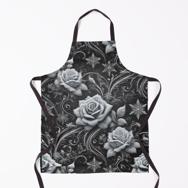 Item preview, Icy Thorn Vines: A Frozen Gothic Floral Elegance designed and sold by Meta2Physical.