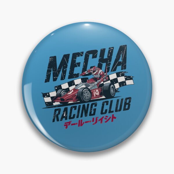 Item preview, Retro Mecha Racing Club – Vintage Japanese Motorsport Design designed and sold by designedbyNil.