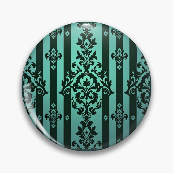 Item preview, Emerald Green Striped Damask designed and sold by DesignsByPrnces.
