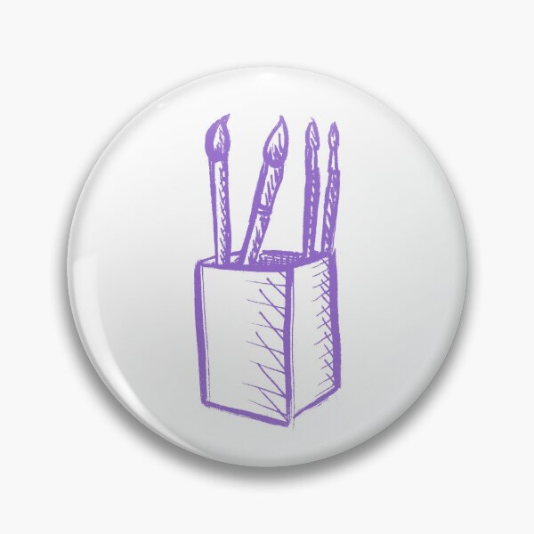 Item preview, Paint Brushes Purple designed and sold by MagentaTwilight.