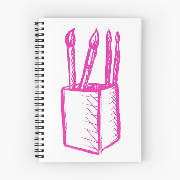 Item preview, Paint Brushes Vivid Pink designed and sold by MagentaTwilight.