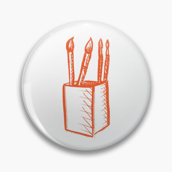 Item preview, Paint Brushes Orange designed and sold by MagentaTwilight.