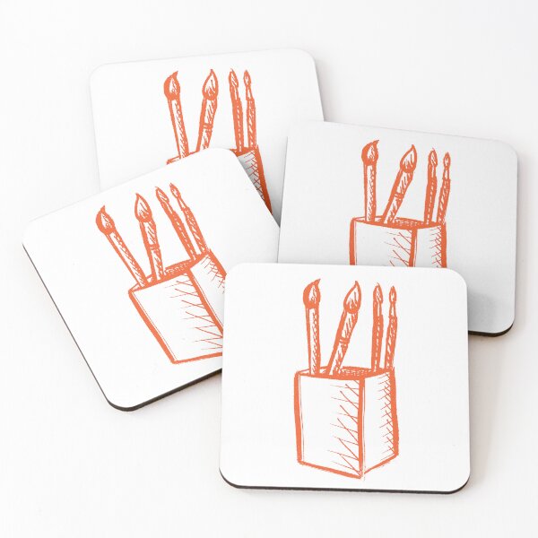 Item preview, Paint Brushes Orange designed and sold by MagentaTwilight.