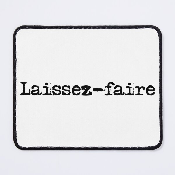 Item preview, Laissez-faire in black typewriter font with dot designed and sold by deynaaz.