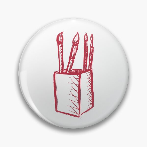 Item preview, Paint Brushes Red designed and sold by MagentaTwilight.