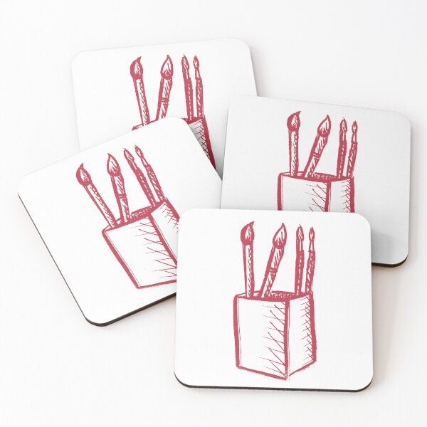 Item preview, Paint Brushes Red designed and sold by MagentaTwilight.