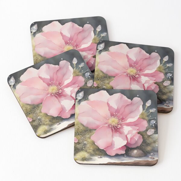 Item preview, Pink Flower on Moss designed and sold by CalmnessbyChoice.