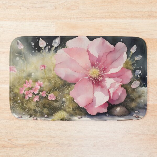 Item preview, Pink Flower on Moss designed and sold by CalmnessbyChoice.