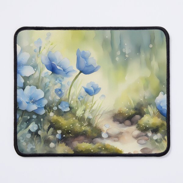 Item preview, Blue Fantasy Flowers designed and sold by CalmnessbyChoice.