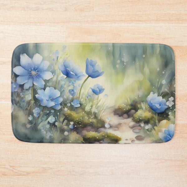 Item preview, Blue Fantasy Flowers designed and sold by CalmnessbyChoice.