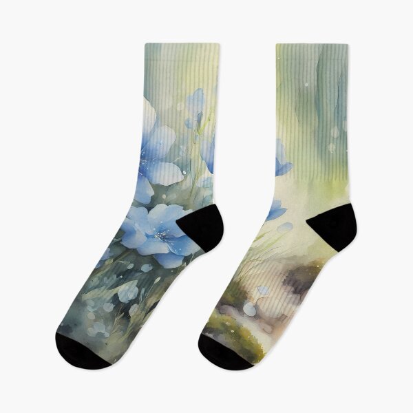 Item preview, Blue Fantasy Flowers designed and sold by CalmnessbyChoice.