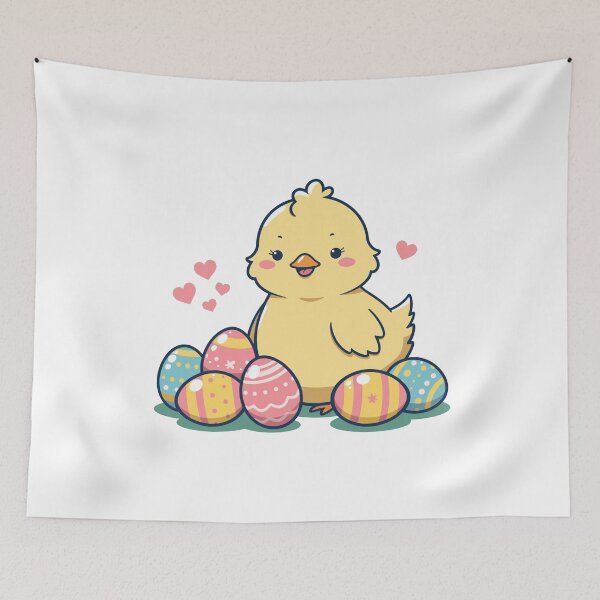 Item preview, Hello, Sunshine! A Cheerful Easter Egger Chick designed and sold by FortuneWildCat.