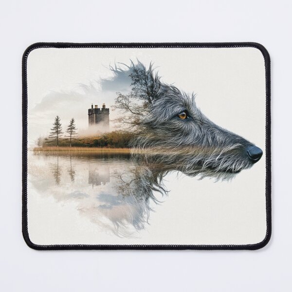 Item preview, Scottish deerhound at the castle designed and sold by aghnadarragh.